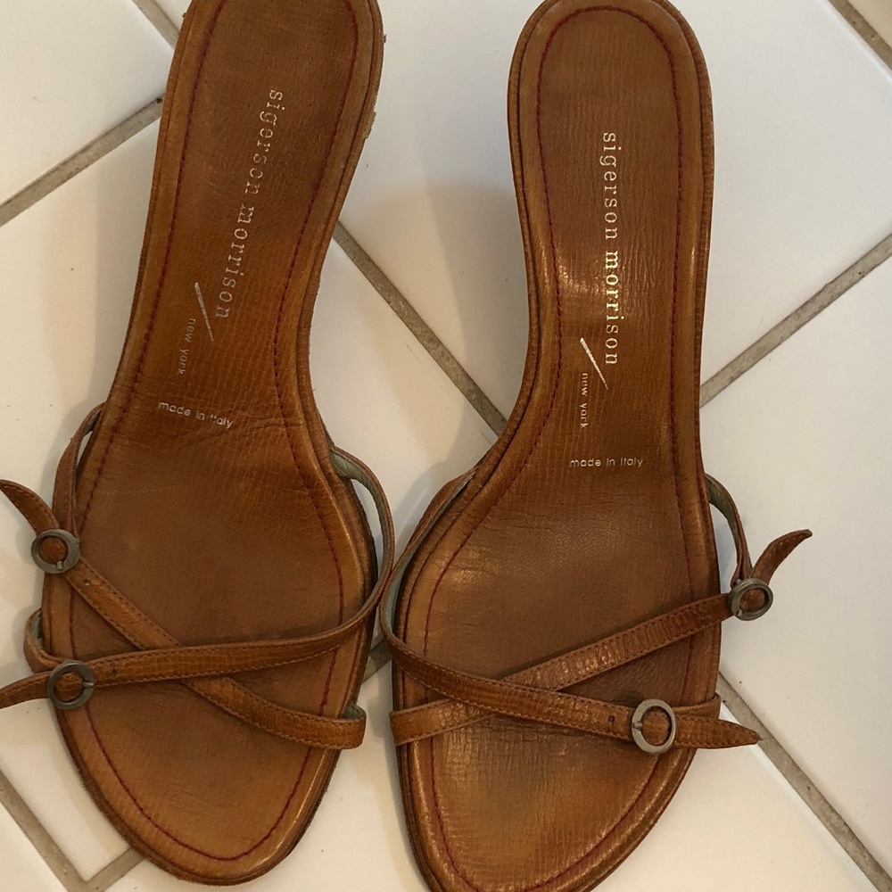 Sigerson Morrison Brown Low Heels
